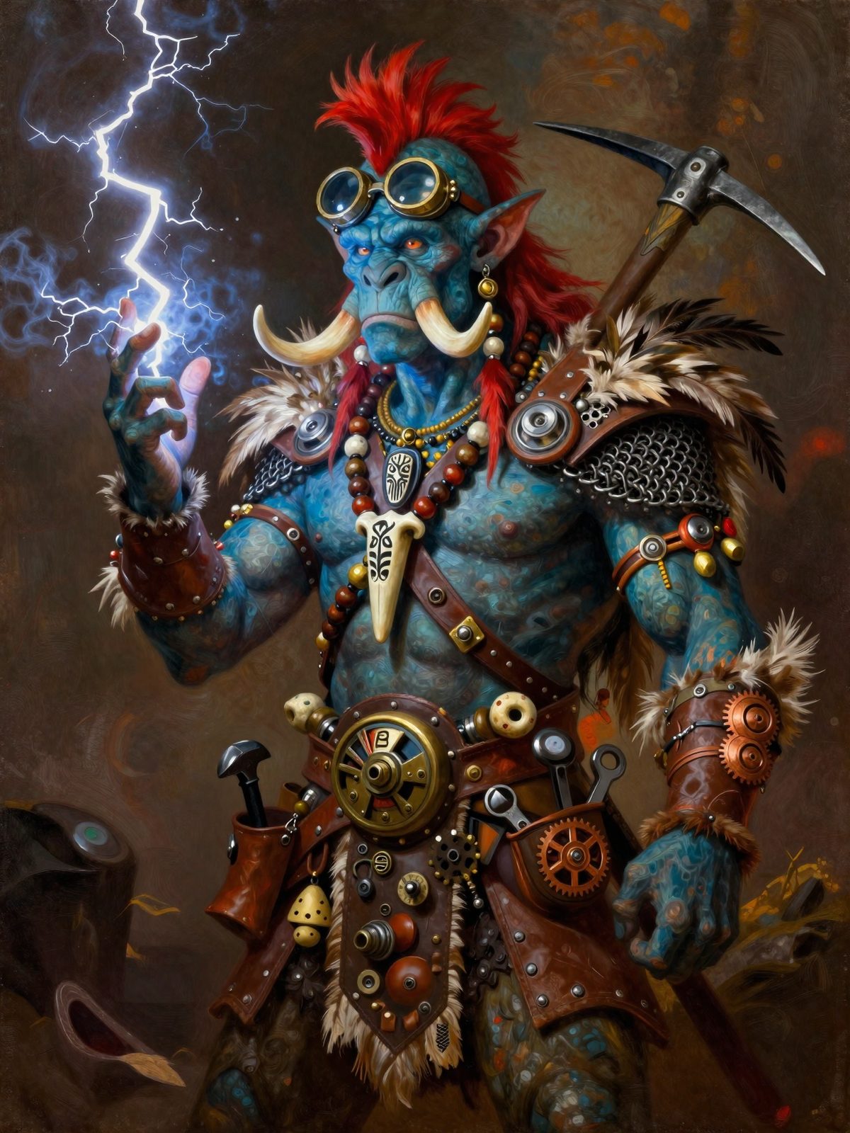Troll Shaman portrait